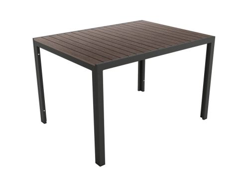 Mesa de terraza de Metal y Lamas de WPC MAREA 160 cm