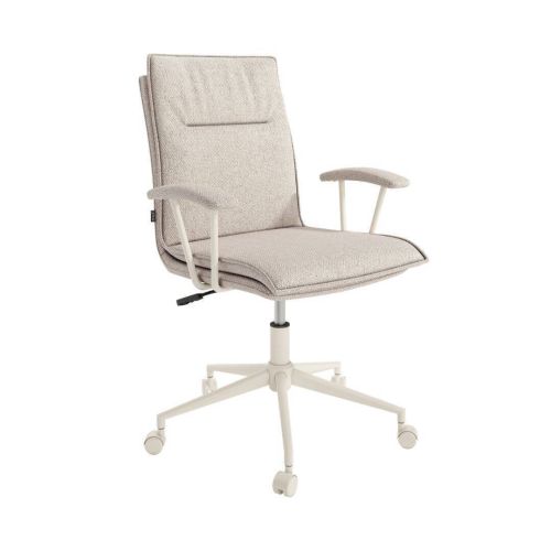 Silla de Oficina Giratoria Tapizada con Ruedas BASEL