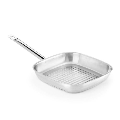 Grill con Rayas Profesional Estructura de Acero Inoxidable 24 cm A121629