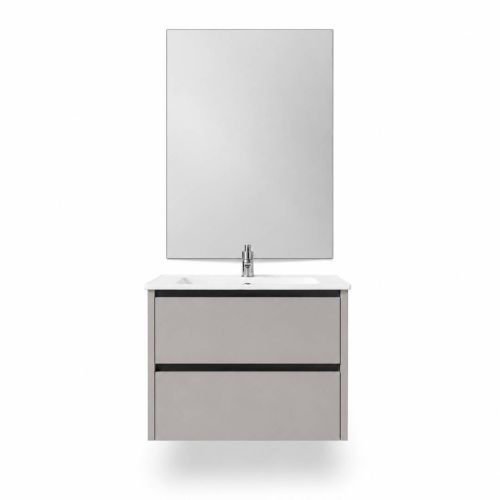 Conjunto de Baño 60 cm con Lavabo Espejo y Grifo FAMILY TECH