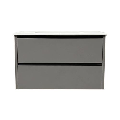 Mueble de Baño de 80 cm con 2 Cajones FAMILY TECH