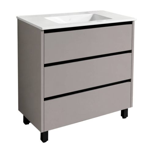 Mueble de Baño de 80 cm con 3 Cajones FAMILY TECH