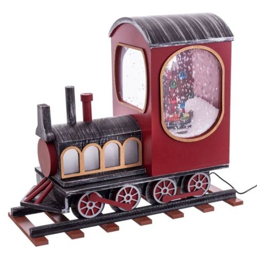 Cabina de Tren Navideño con Sonido y Luces