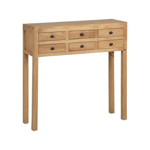 Mueble recibidor de Madera Mindi Color Miel 613028