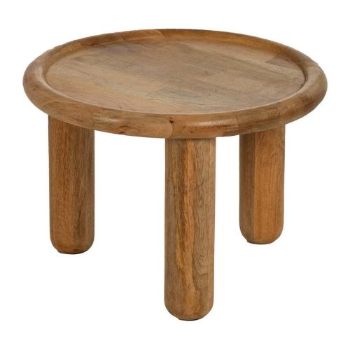 Mesita de 50 cm de Madera de Mango Natural 613008