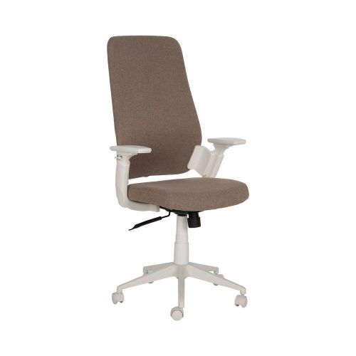 Silla de Ruedas Taupe Regulable con Reposabrazos y Respaldo Ajustable 613246
