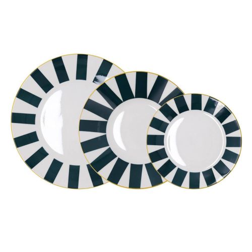 Vajilla de Porcelana Multicolor 18 Piezas Quid CHERRY