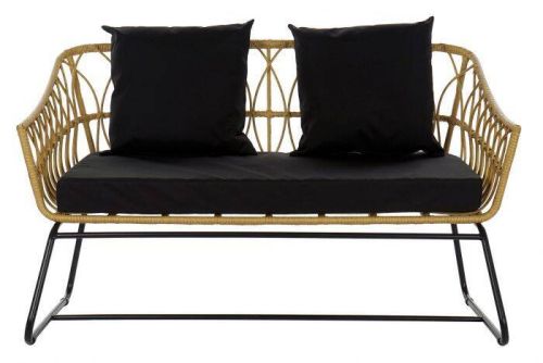 Sofá de Ratán Sintético y Metal Desenfundable MB-178989