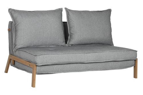 Sofa Cama 2 Plazas Metal-Poliester 151x79 cm
