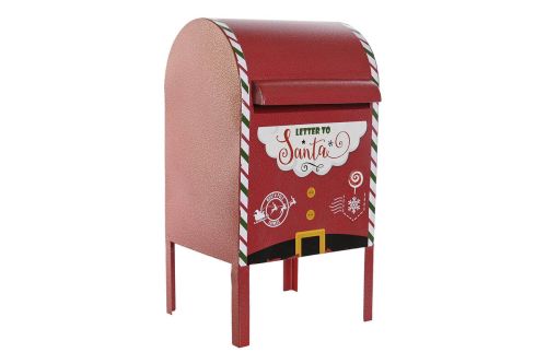 Buzón Navideño de Metal Rojo Clásico NV-206937