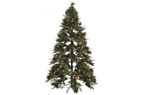 Árbol de Navidad LED de PVC Verde 180 cm NV-220783