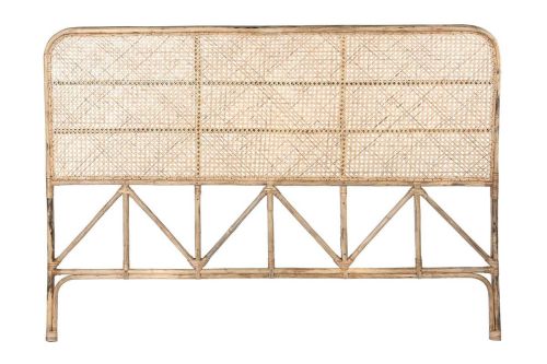 Cabecero Estructura de Ratán Natural para Cama 135-150 MB-199189