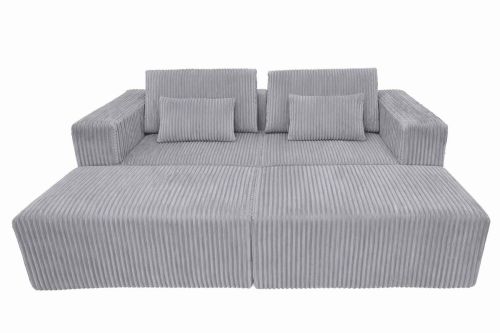Sofá Cama Modular Tapizado en Pana Acanalada MB-226664