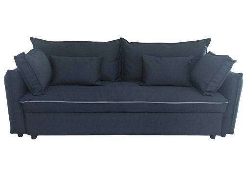 Sofá Cama Convertible Tapizado en Poliéster Estructura de Madera MB-228437
