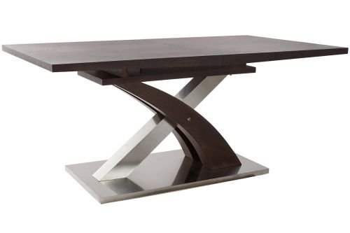 Mesa de Comedor Extensible MDF y Acero 160-220 cm MB-178116