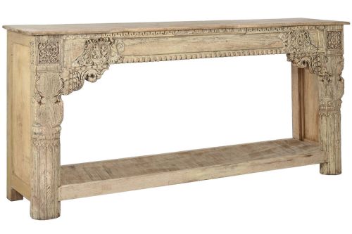 Consola de Madera Tallada 182 cm MB-213739