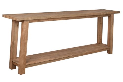 Consola de Teca Reciclada Acabado Natural MB-213865