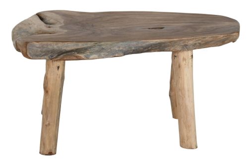 Mesa de Centro de Raíz de Teca Natural 120 cm MB-217917