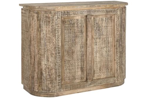Mueble Bar de Madera de Mango con Botellero MB-219422