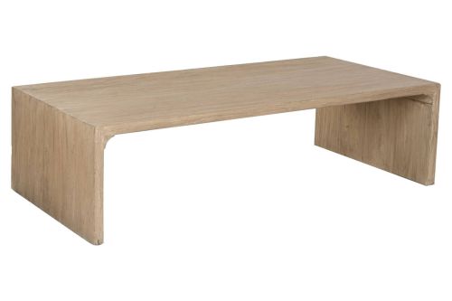 Mesa de Centro de Olmo Macizo 160 cm Natural MB-219984