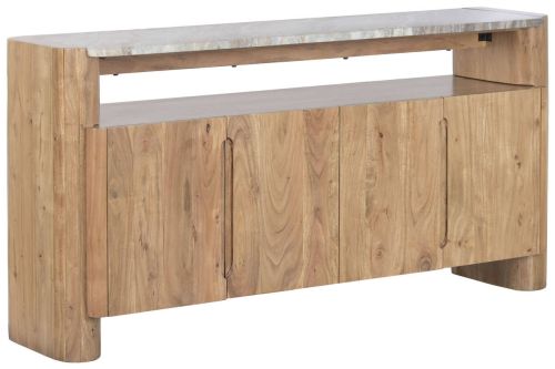 Buffet de Acacia con Tapa de Mármol Natural MB-221941