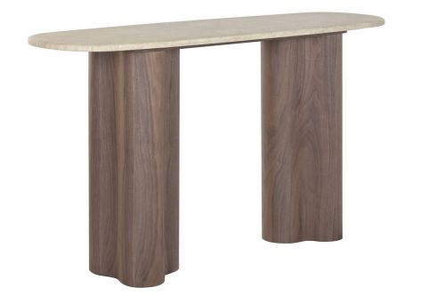 Recibidor de Madera y Granito Marrón Oscuro MB-223066