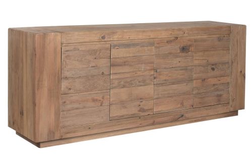 Buffet de Madera Reciclada y Pino de 4 Puertas MB-226027