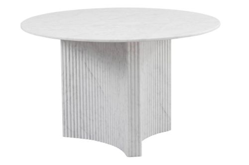 Mesa de Comedor Redonda con Superficie de Granito MB-226677