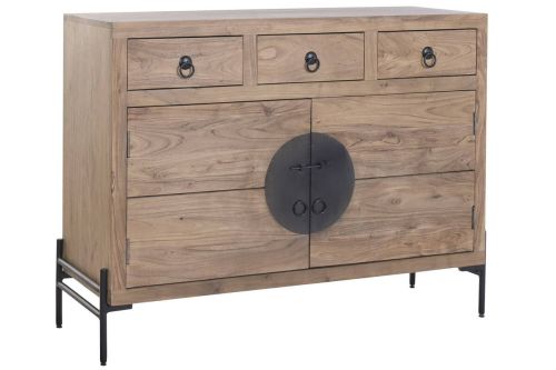 Buffet de Madera de Acacia con Patas de Metal MB-227312