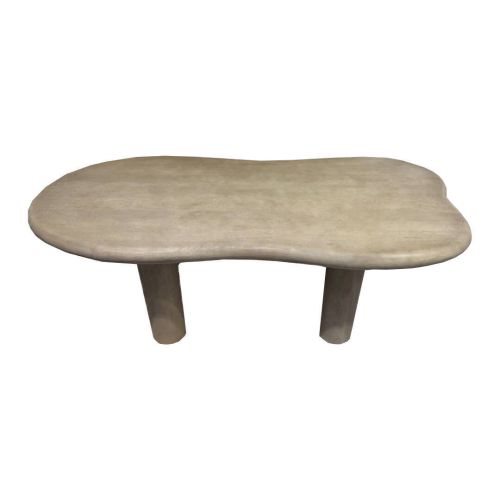 Mesa de Centro de Madera de Mango Natural MB-227981