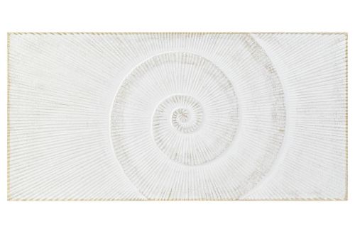 Cabecero de MDF con Diseño Espiral Dorado MB-182453