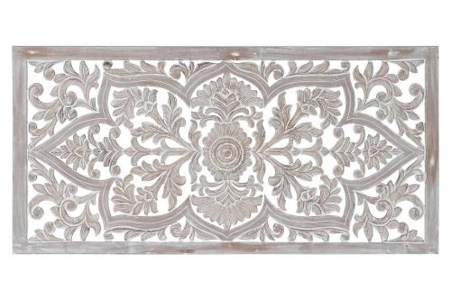 Cabecero Tallado Blanco en MDF 160 cm MB-182454