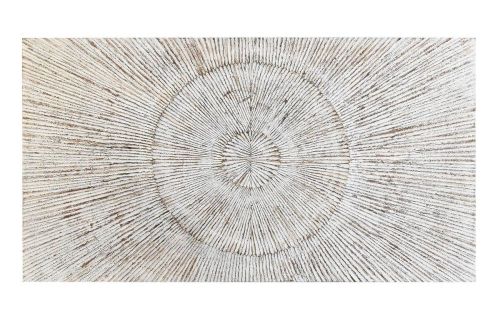 Cabecero Decorativo Estructura en MDF Decapé Blanco MB-200974