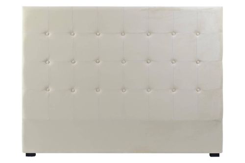 Cabecero Tapizado Capitoné en Poliéster Color Crema MB-220932