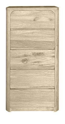 Sinfonier de Madera de Pino con 5 Cajones MB-227976