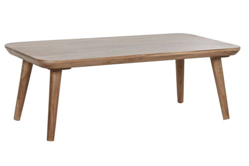 Mesa de Centro Rectangular de Madera de Acacia Marrón Claro MB-214730