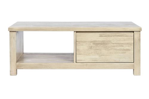 Mesa de Centro de Madera de Acacia con Cajón Natural MB-209027