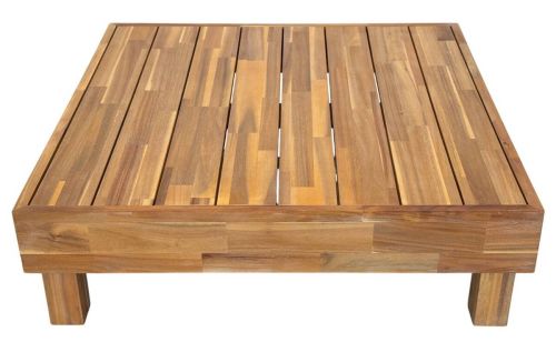 Mesa de Centro de Jardín en Madera de Acacia MB-224143