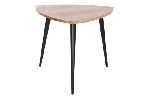 Mesa de Comedor Cuadrada de Acacia y Metal Natural MB-207414