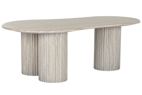 Mesa de Centro de Granito Símil Mármol 130x70 cm MB-215387