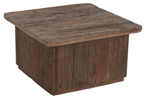 Mesa de Centro de Madera Reciclada Marrón 70 cm MB-212649