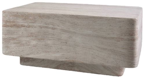 Mesa de Centro de Magnesia Símil Mármol 120x70 cm MB-227601