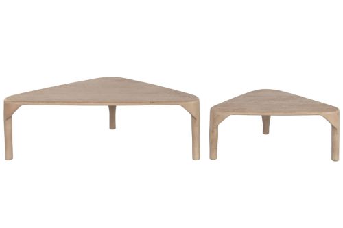 Mesa de Centro Nido Set 2 de Madera de Mango MB-221943