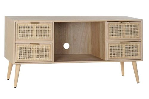 Mueble TV de Paulownia con 4 Cajones Natural MB-171762