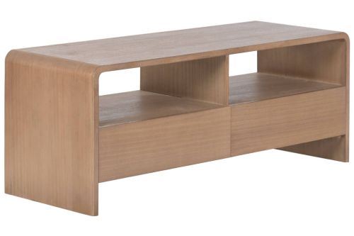 Mueble TV de Madera Paulownia y Olmo con 2 Cajones MB-222825