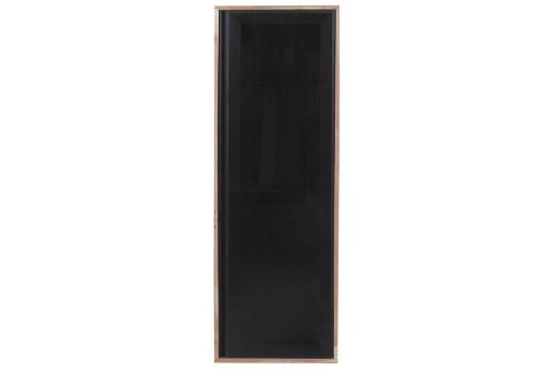 Vitrina de Madera de Acacia con Puerta de Cristal MB-227291