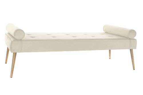 Diván Tapizado en Poliéster Color Crema MB-220929