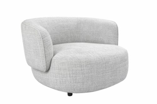 Sillón Tapizado en Poliéster Beige con Patas de Madera MB-225993