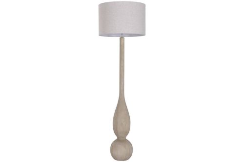 Lámpara de Pie Mango Y Lino Natural LA-226729