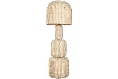 Lámpara de Pie Ratán Beige LA-217676